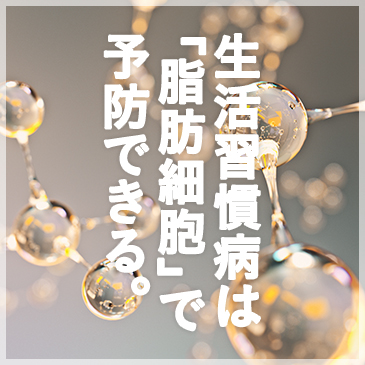 生活習慣病は「脂肪細胞」で予防できる。